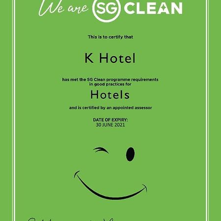 K Hotel Singapore Eksteriør billede
